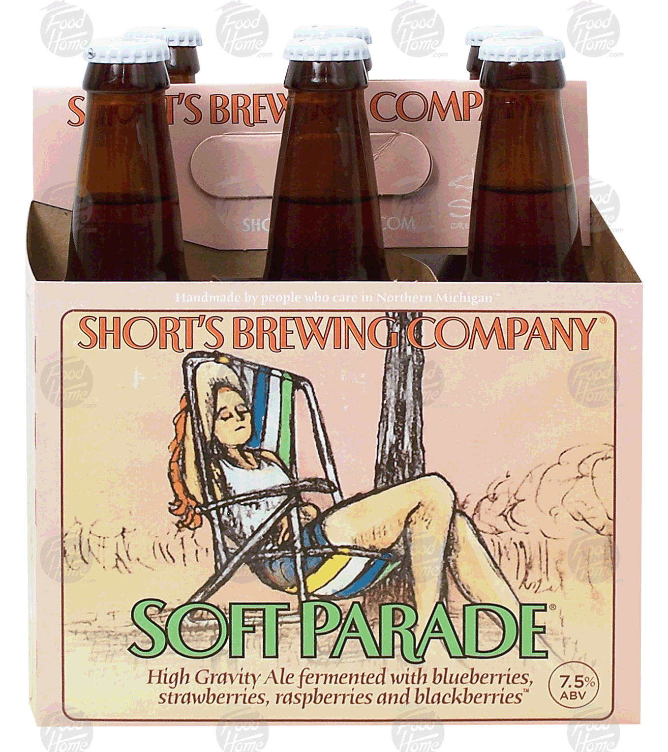 Short's Brew Soft Parade high gravity ale with blueberries, strawberries, raspberries and blackberries, 12-fl. oz., 7.5% alc. Full-Size Picture